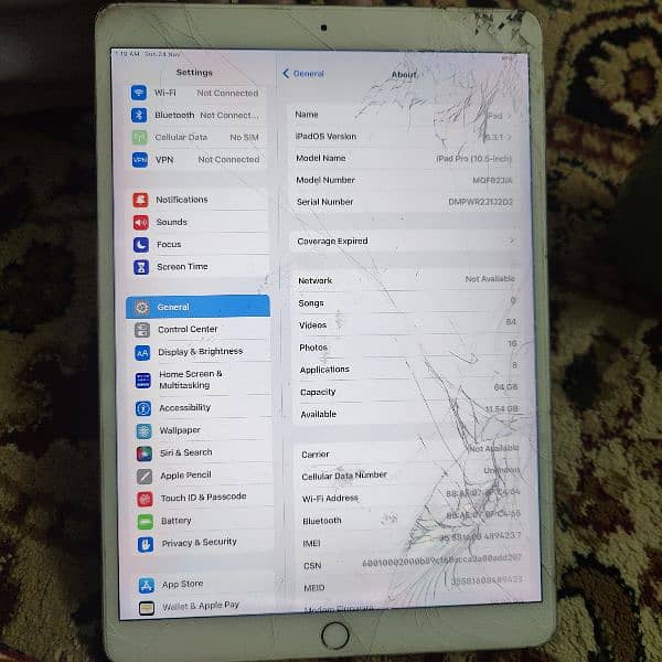 Apple Ipad Pro 10.5 inch 64gb Condition 8/10 3