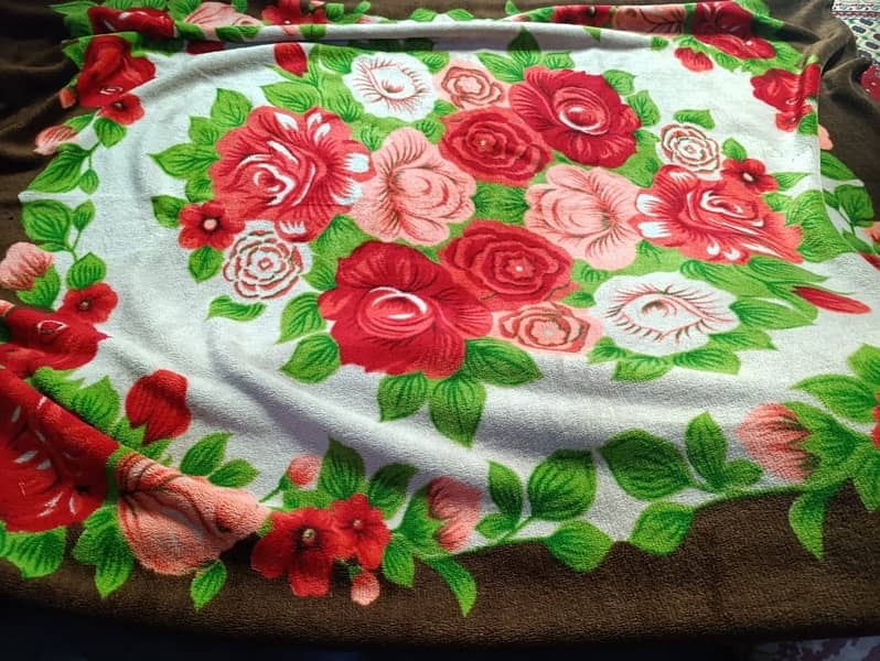 Korean blankets and bed sheets slightly used good condition 3