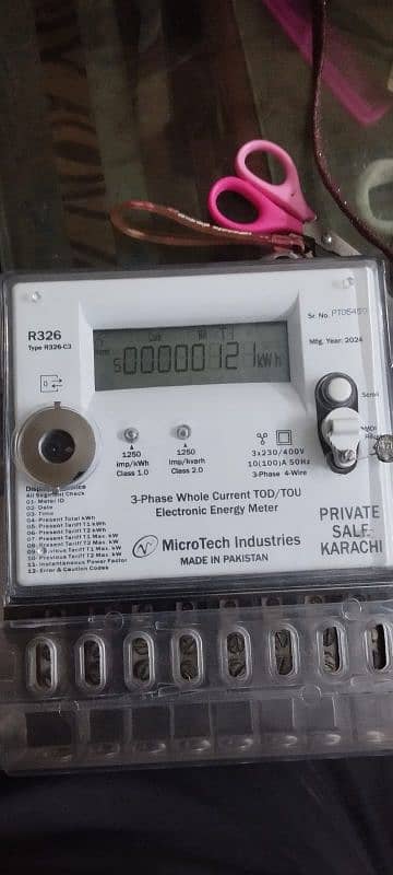 Three phase meter for sale . . brand new 0