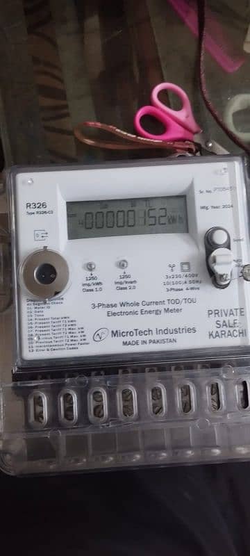 Three phase meter for sale . . brand new 1