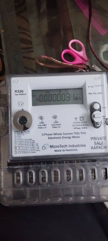 Three phase meter for sale . . brand new 2