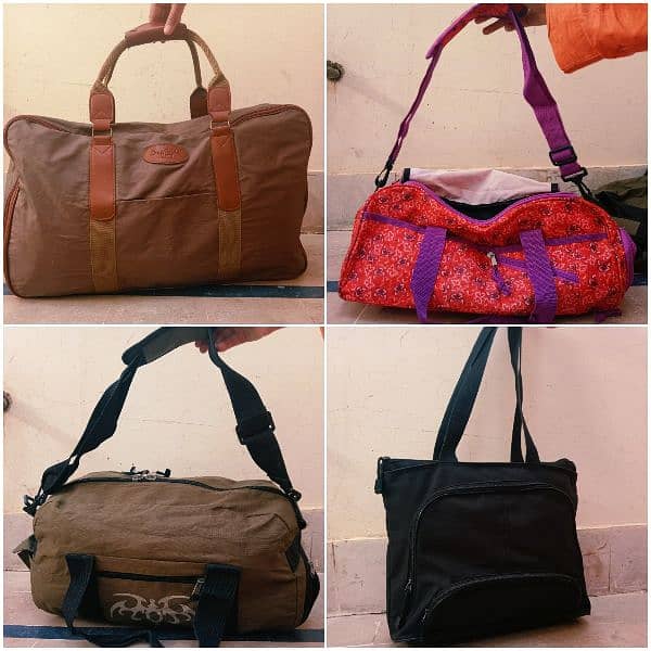 different types of bags | travel bag | School bag 1