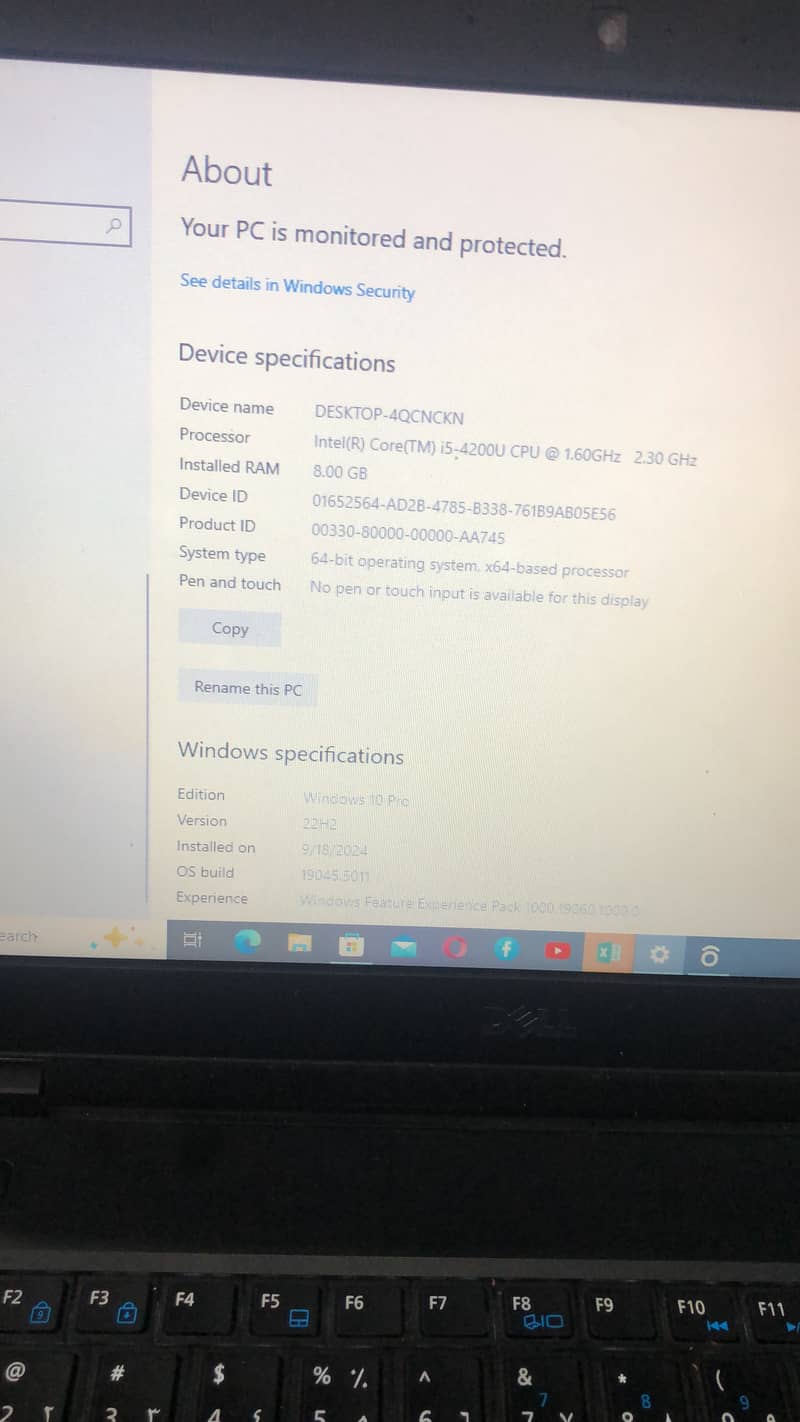 Dell laptop 4