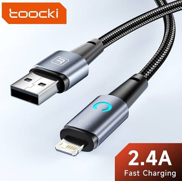 100%Original Toocki USB A to Lightning Cable 0