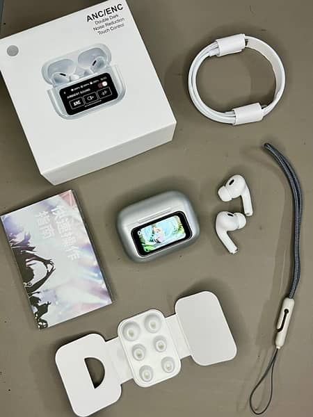 Airpods 5 A9 Pro Touch Screen New Metallic Colour 2