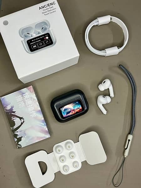 Airpods 5 A9 Pro Touch Screen New Metallic Colour 3