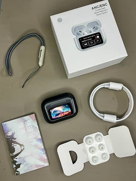 Airpods 5 A9 Pro Touch Screen New Metallic Colour 8