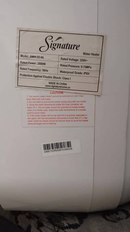 Electric Water Heater Geyser 1