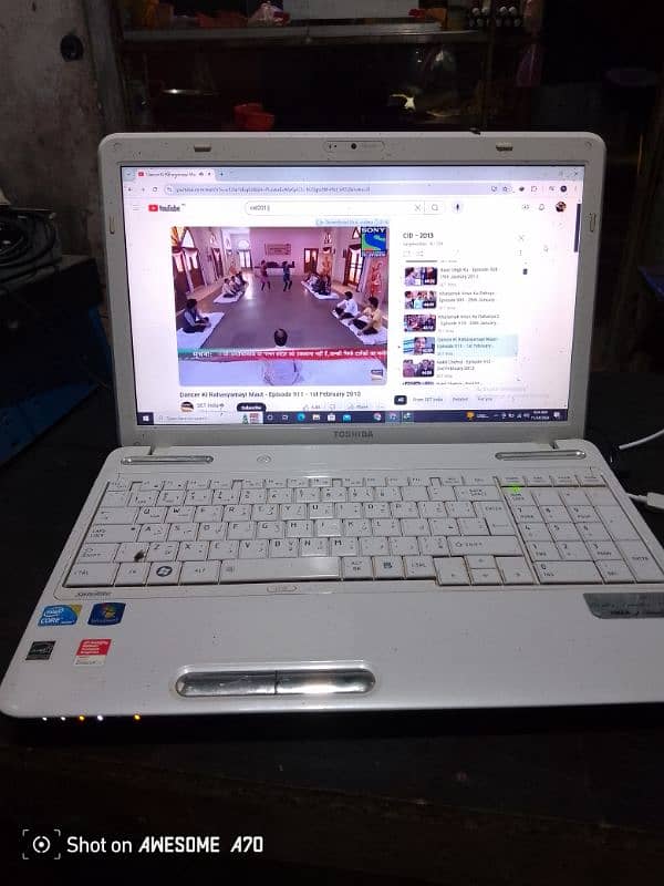 Toshiba laptop 8