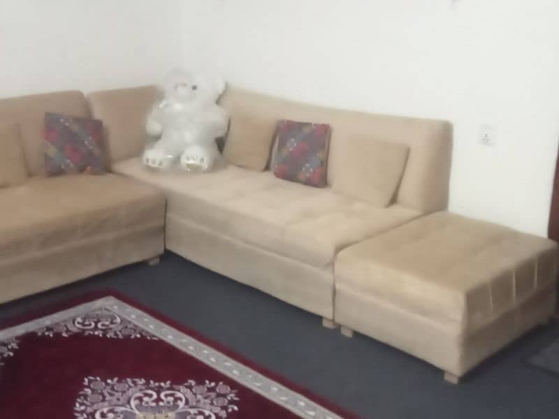 L Shaped Sofa Skin Colour 2