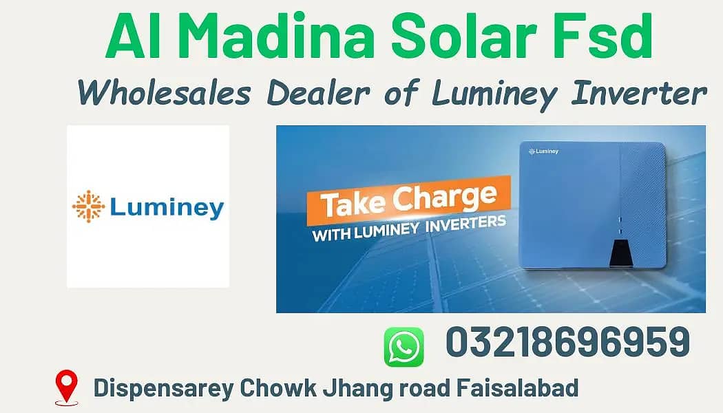 Luminey Inverter/ Solar Inverter/ Hybrid inverter in Faiasalabad 0