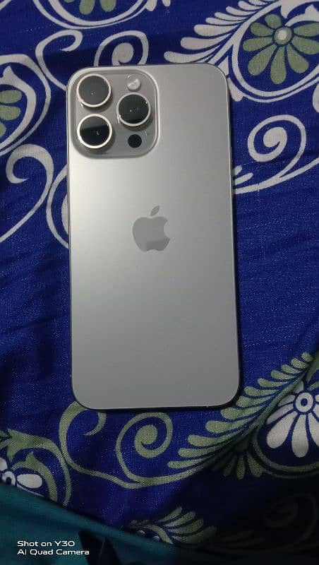 iphone 15ProMax jv Natural Ti5tanium 256GB condition10by10 7