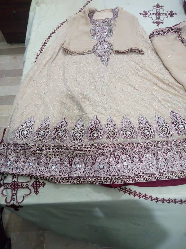 wedding wear dress Maxi and dupatta 1