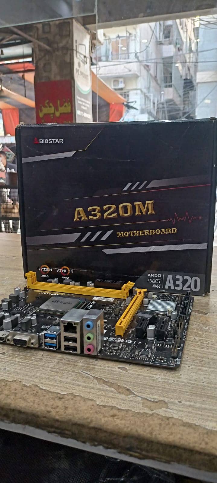 Biostar A320M with Ryzen 5 2600 combo 5