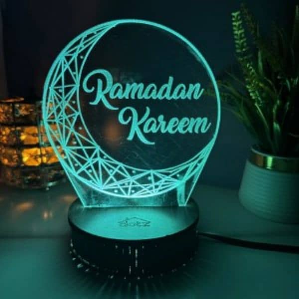 Acrylic name 3D  illusion lamps with light 13