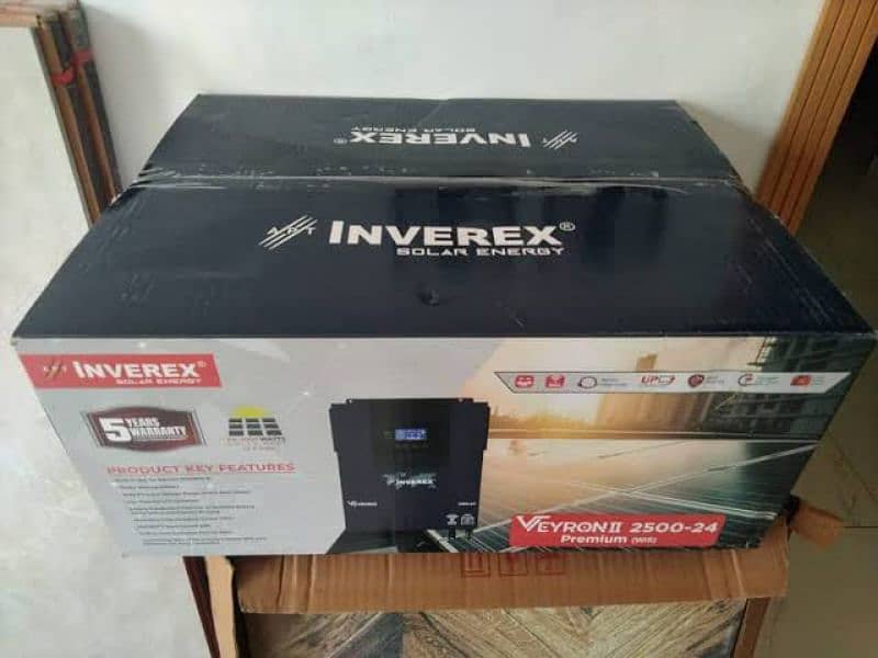 Inverex 2.5 kw Solar Inverter with 2 panels Full package 12