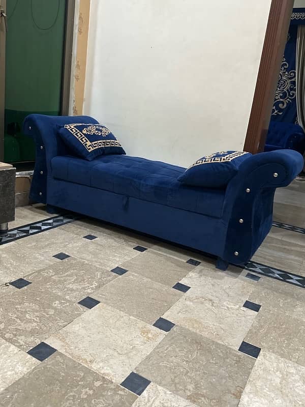 Sofa Couch Blue 2