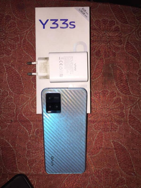 Vivo Y33S (8/128) 9/10 Condition with box and original charger 4