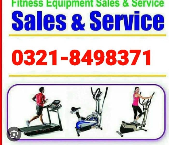 TREADMILL exercise gym equipment Sale03218498371 0