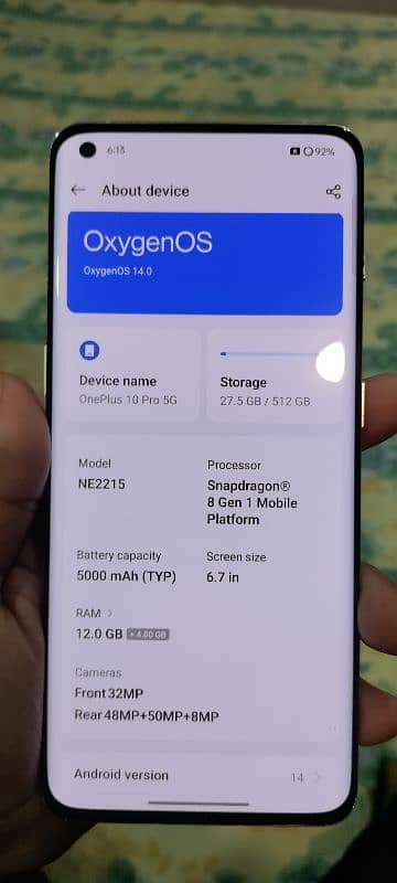 OnePlus 10 pro 5G 6