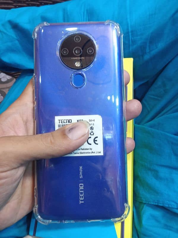 Tecno spark 6 PTA official approveall ok hai 10/8 hai box hai Rm4 GB64 1