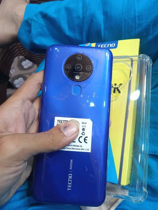 Tecno spark 6 PTA official approveall ok hai 10/8 hai box hai Rm4 GB64 10