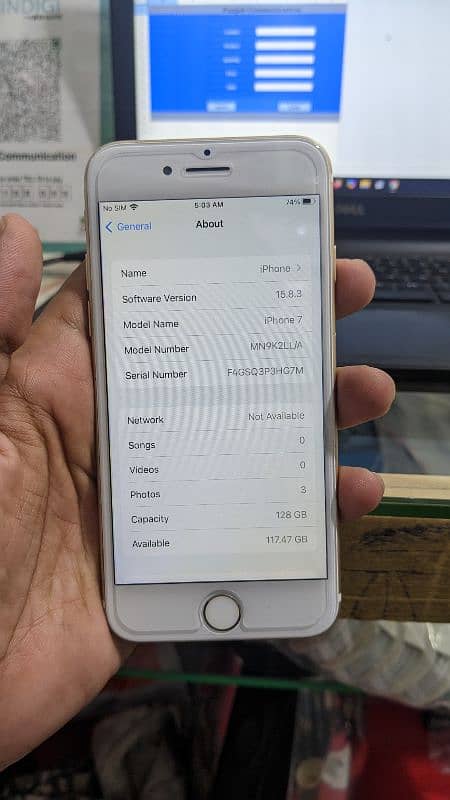 Iphone 7 PTA approved (128GB) 2