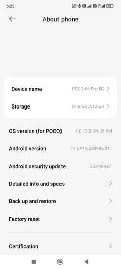 poco X6 Pro 5g