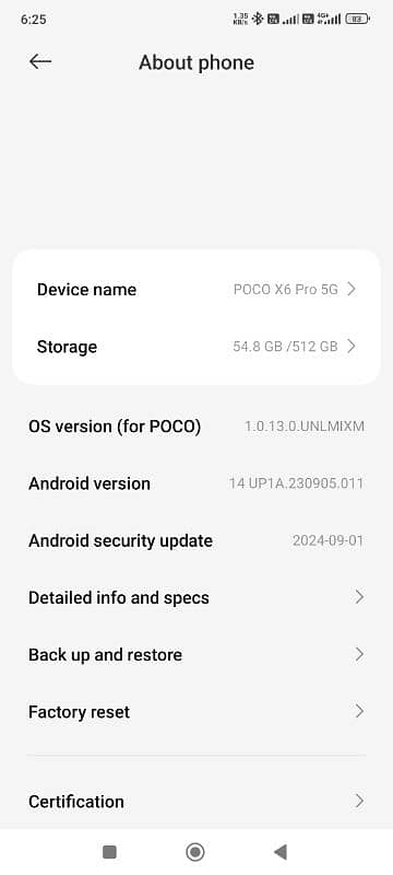 poco X6 Pro 5g 0