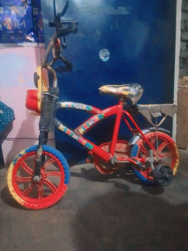 kids bicycle in red colour 0