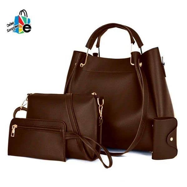 Girl,s Leather plain hand bags 6