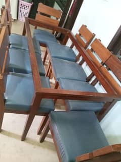 Dining Table with 8 Chairs - Shisham Lakri