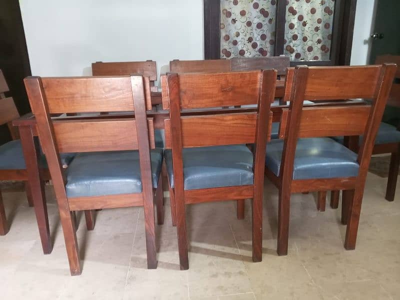 Dining Table with 8 Chairs - Shisham Lakri 1