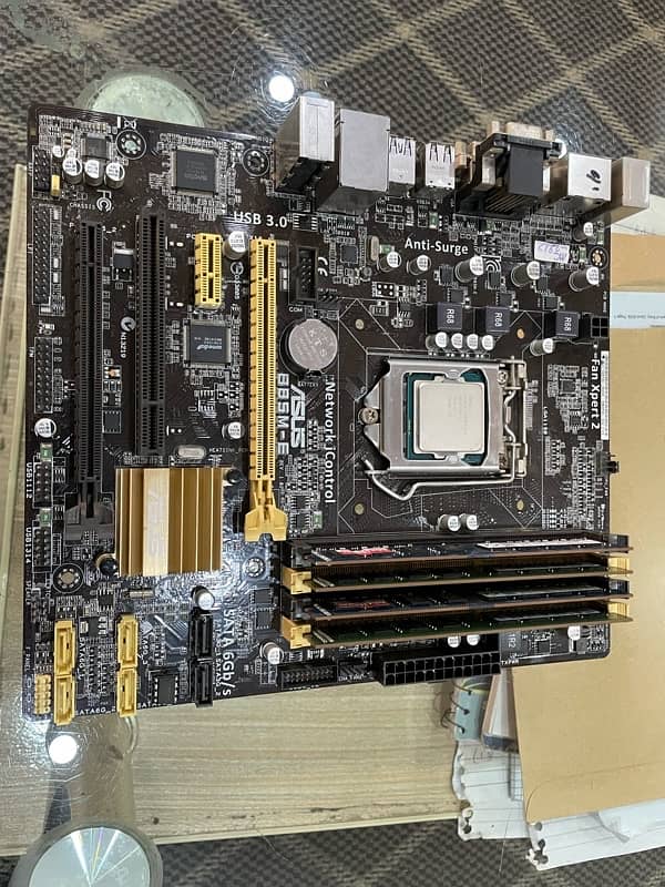 computer motherboard/20gb ram/ddr3/i5 4 gen processor 2