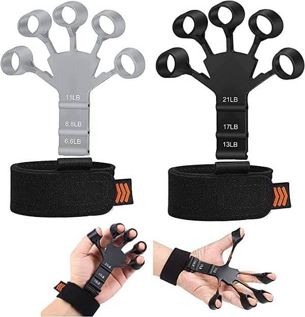 Fingers gripper guitar finger exercise hand strengthener hand trainer 0