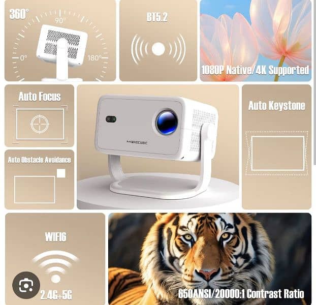 50% All android 4k box pack orignal Projector in wholesale prices. 2