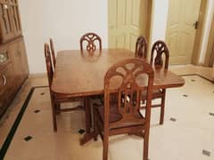 Dinning Table with 06 Chairs ( Wooden )