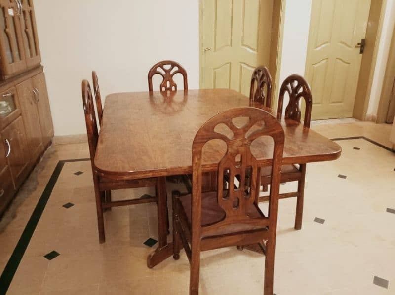 Dinning Table with 06 Chairs ( Wooden ) 0