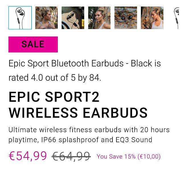 Epic Airpods Wireless 2 earbuds 1