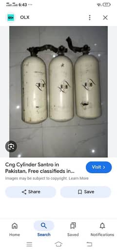 Santro baby gas cylender only 3 cylender