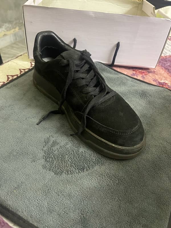 LAMA Black Men Leather Sneakers 4