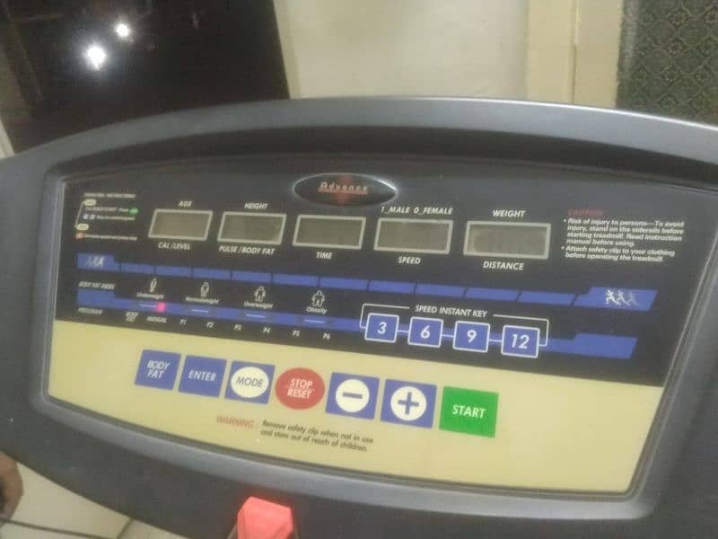 treadmill bilkul ok ha on ha use m ha lonor use kro or ye number of ha 0