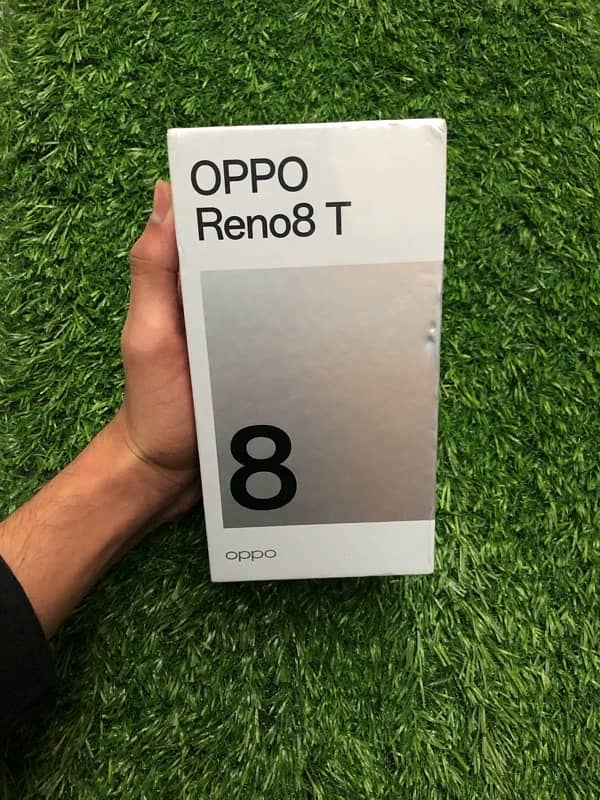 Oppo Reno 8t (8/256Gb) seal packed no open WhatsApp(03274117805) 3