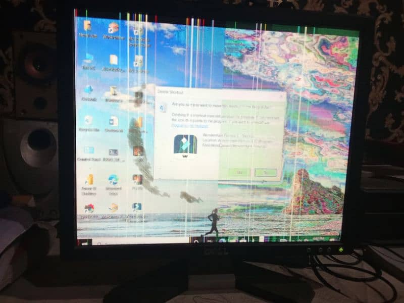 LCD 17 inch pannel damage 0