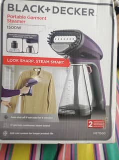 BLACK AND DECKER STEAMER