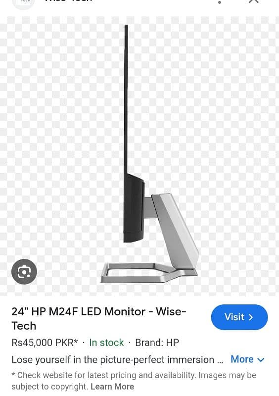 HP Ultra slim Monitor /Read Description 2