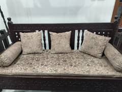 swing sofa | wooden swing | swing jhoola | sheesham wood swing bed