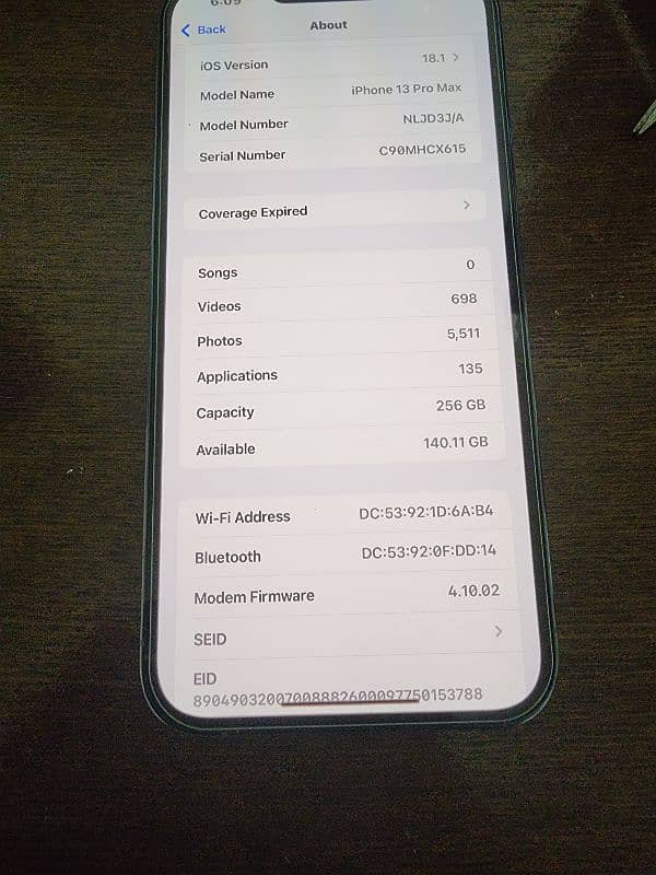 I phone 13 pro max 256gb factory unlock 0