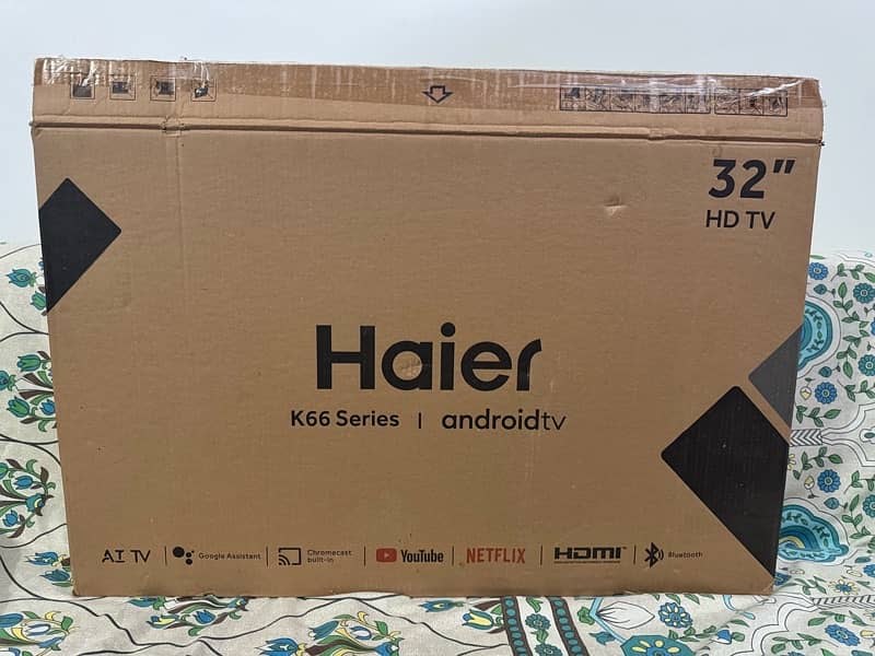 Haier 32” Android TV (Amost NEW) For Sale 0