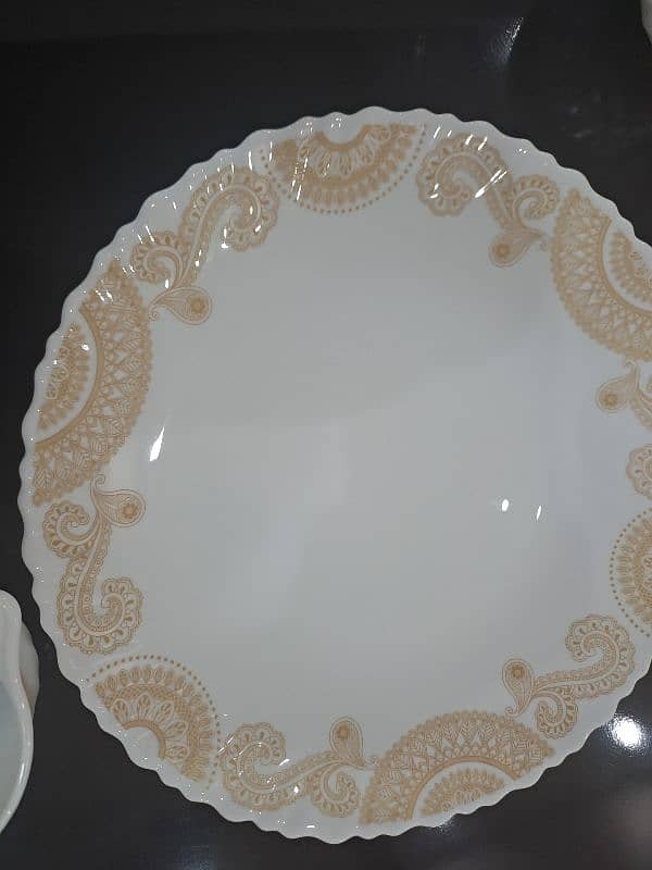 marble dinner set 4